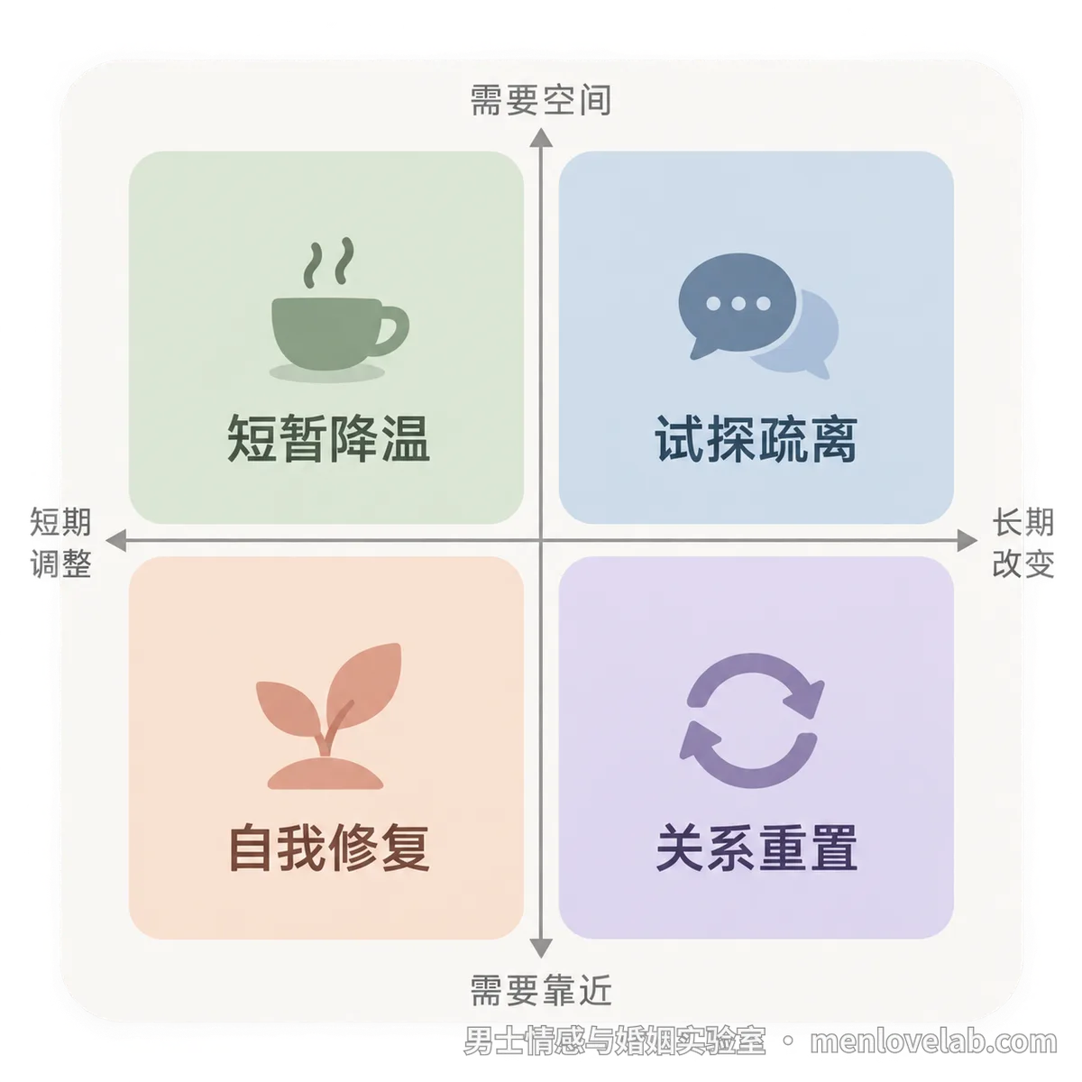 她说的到底是哪种「冷静」?先用这张表对一下